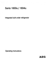 AEG Santo 1600 iU Manual de usuario