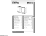 Epson ELPSP02 Active Speakers Guía del usuario