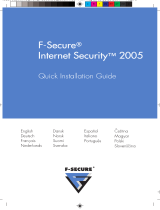 F-SECURE F-Secure Internet Security 2005 Manual de usuario