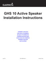 Garmin Active Speaker, Silver Guía de instalación