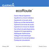 Garmin ecoRoute El manual del propietario