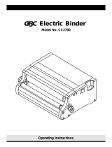 GBC 7301080 Manual de usuario
