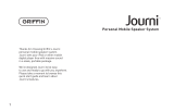 Griffin Technology Journi - Personal Mobile Speaker System Manual de usuario
