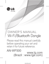 LG AN-WF500 Manual de usuario
