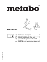 Metabo Cutter Knife Setting Device 091 101 6397 Manual de usuario