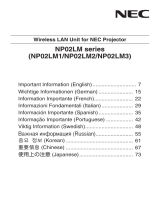 NEC NP-M282X Manual de usuario