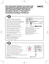 NEC NP-UM351W-WK Manual de usuario