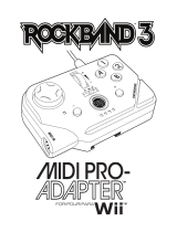 Mad Catz Rock band 3 Manual de usuario