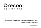 Oregon Scientific RMR802 Manual de usuario