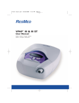 ResMed III & III ST Manual de usuario