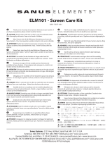 Sanus SCREEN CARE KIT-ELM101 Manual de usuario
