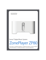 Sonos ZonePlayer ZP80 Manual de usuario