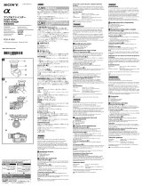 Sony FDA-A1AM El manual del propietario