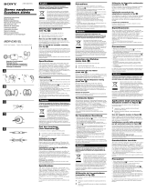 Sony MDR-EX81SL Manual de usuario