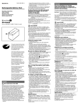 Sony InfoLITHIUM NP-F930 Manual de usuario