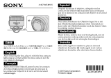 Sony SAL50F14Z Instrucciones de operación