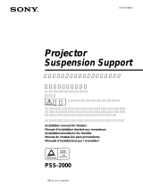 Sony Projector PSS-2000 Manual de usuario
