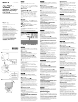 Sony Адаптер для изменения угла наклона VCT-TA1 Manual de usuario