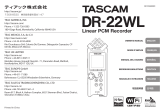 Tascam DR-22WL Manual de usuario