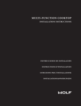 Wolf Multi-Function Cooktop Manual de usuario