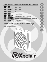 Xpelair DX100H Manual de usuario