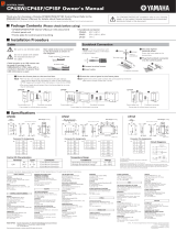 Yamaha CP4SW El manual del propietario
