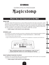 Yamaha MagicStomp MK2 Manual de usuario