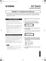Yamaha SP2060 Manual de usuario