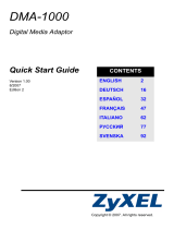 ZyXEL Communications DMA-1000 Manual de usuario