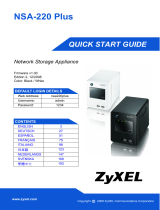 ZyXEL Communications NSA-220 Plus Manual de usuario