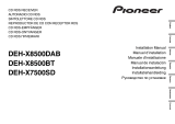 Pioneer DEH-X7500SD Manual de usuario