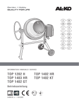 AL-KO Cement Mixer Top 1402 HR Manual de usuario