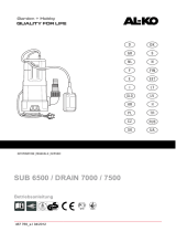 AL-KO Submersible Pump SUB 6500 Classic Manual de usuario