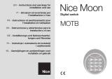 Nice Automation Nice Moon Digital Keypad El manual del propietario