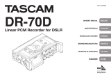 Tascam DR-70D 4-Channel Portable Recorder El manual del propietario