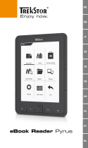 TrekStor eBook-Reader Pyrus Series eBook Reader Pyrus® Manual de usuario