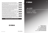 Yamaha A-S201 Amplificateur Stéréo Argent Manual de usuario
