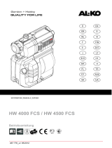AL-KO Hauswasserwerk "HW 4000 FCS Comfort" Manual de usuario