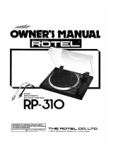 Rotel RP-310 El manual del propietario