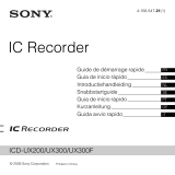 Sony ICD UX200 El manual del propietario