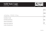 Solid State Logic Alpha VHD-Pre Guía de instalación