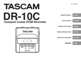 Tascam DR 10C Manual de usuario