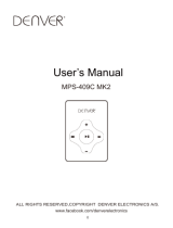 Denver MPS-409CMK2 Manual de usuario