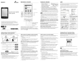 Manual de Usuario pdf PRS-T1 Guía de inicio rápido