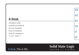 Solid State Logic X-Desk Guía de instalación
