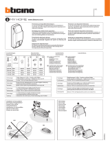 Bticino 3572 Instrucciones de operación