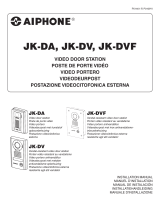 Aiphone JK-DV Manual de usuario