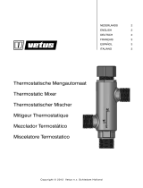 Vetus Thermostatic mixer for calorifiers type WHMIXER Guía de instalación