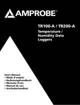 Amprobe TR100-A & TR200-A Temperature Humidity Data Loggers Manual de usuario