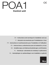 Nice Automation POA1 El manual del propietario